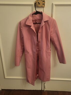 Pink Single-Breasted Coat From Express SM